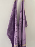 Coucke "Panier de Lavande", Woven cotton tea towel. Designed in France.