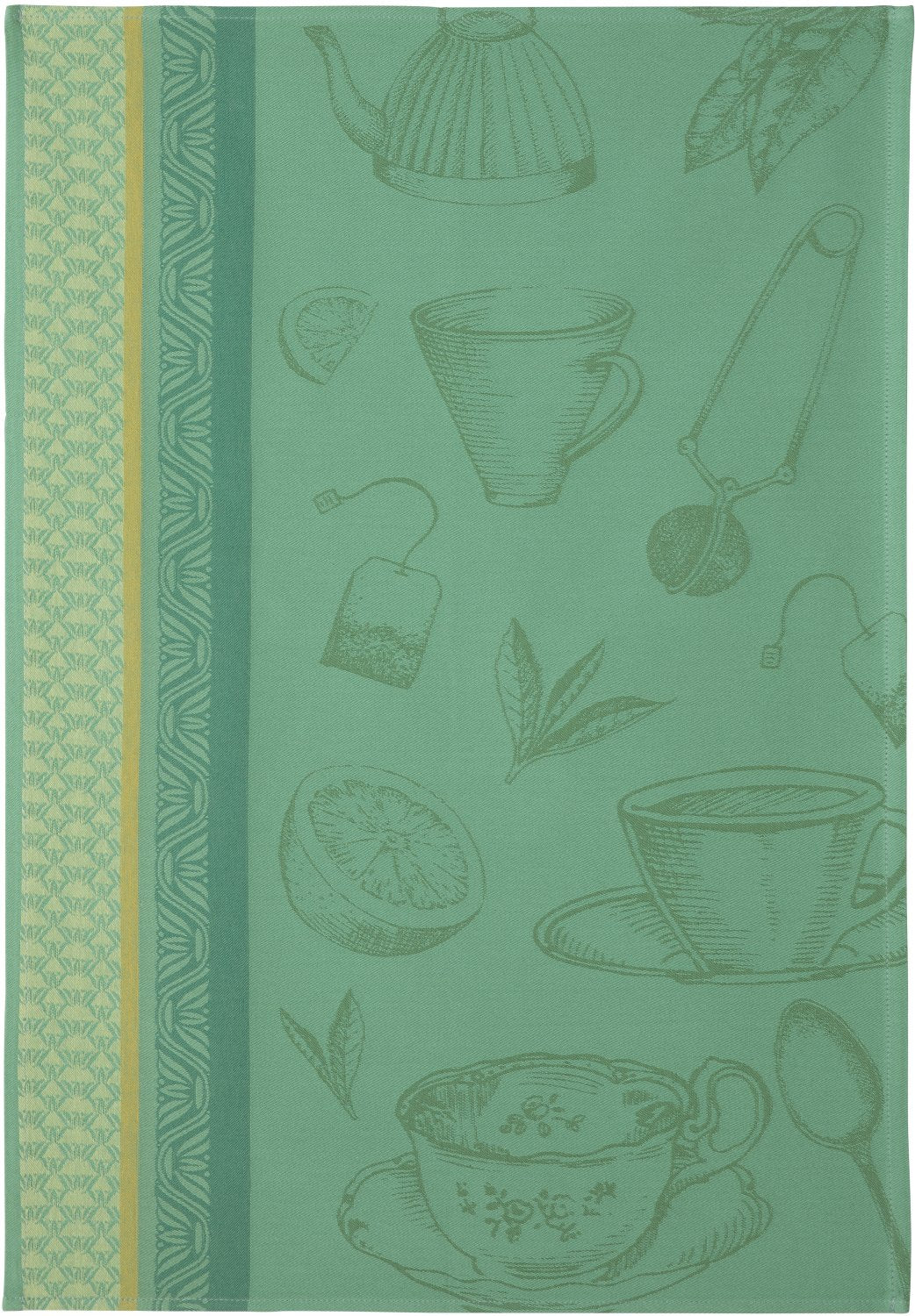 Coucke“Meli Melo Thé", Woven cotton tea towel. Designed in France.