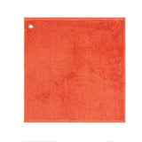 Coucke "Rooibos Eyelet", Cotton terry hand towel. Designed in France.