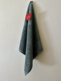 Coucke "Baltique Eyelet", Cotton terry hand towel. Designed in France.