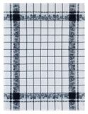 Jacquard Français "Fraises" (Black/White), Woven cotton tea towel. Made in France. - Home Landing