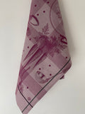 Jacquard Français "Legumes en Potage" (Purple), Woven cotton tea towel. Made in France.