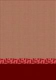 Jacquard Français "Josephine" (Red), Woven cotton hand towel. Made in France.