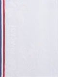Jacquard Français "Gastronomie" (White), Woven cotton hand towel. Made in France.