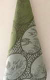 Jacquard Français "Josephine" (Green), Woven cotton tea towel.