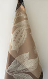 Jacquard Français "Chocolates - Fève" (Brown), Woven cotton tea towel. Made in France.