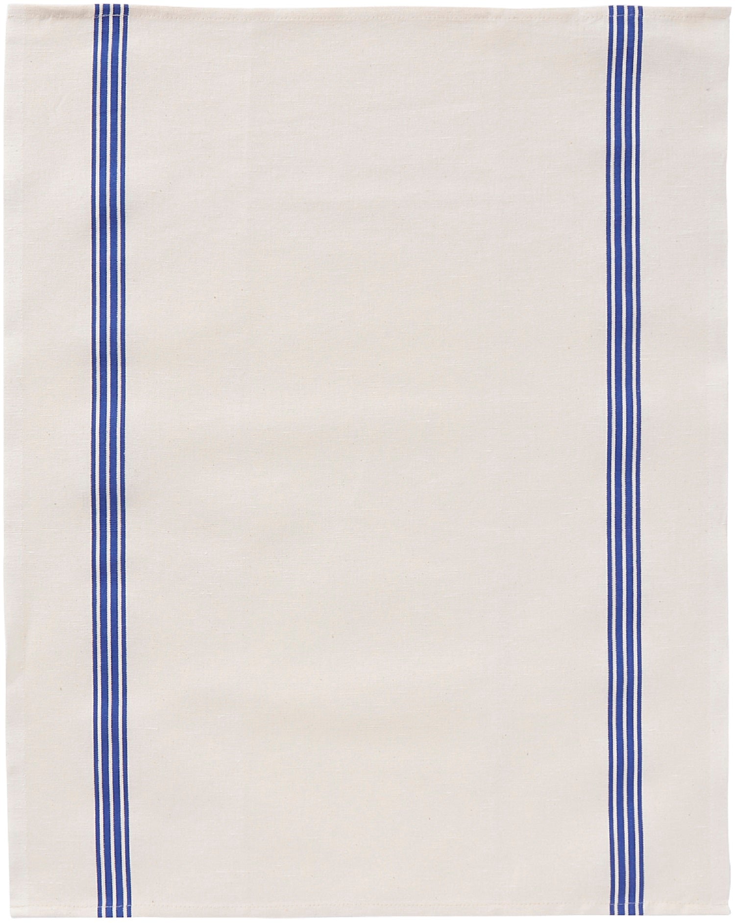 Charvet Editions "Piano" (Blue), Woven linen union tea towel. Made in France. - Home Landing