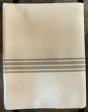 Charvet Éditions "Piano" (Linen), Woven linen union tea towel. Made in France.