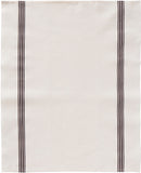Charvet Éditions "Piano" (Marron), Woven linen union tea towel. Made in France.