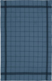Charvet Éditions "Bistro" (Blue Pastel), Natural woven linen tea towel. Made in France. - Home Landing