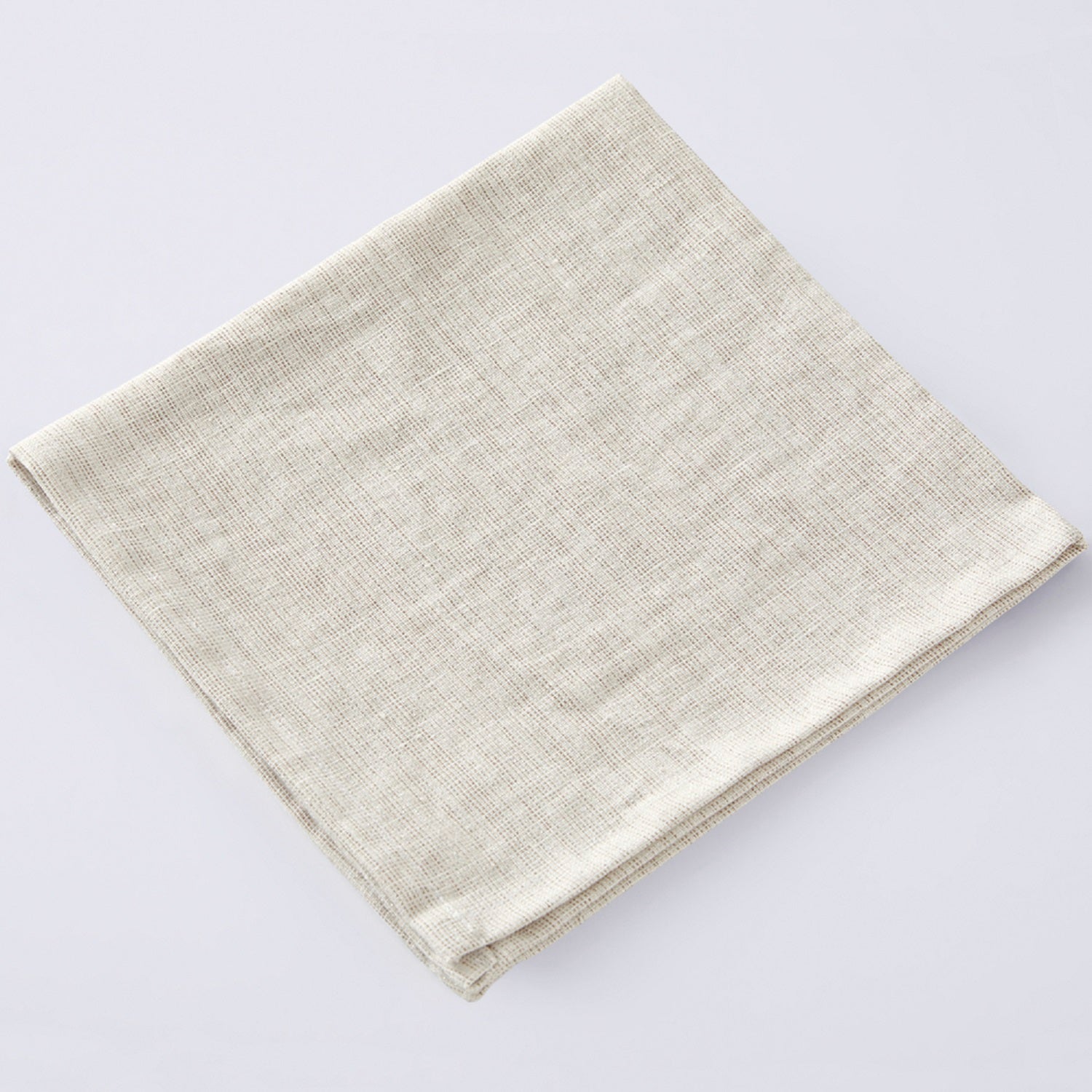 Charvet Editions "Sirius" (Gypse), Woven linen & mix sparkle napkin. Made in France.