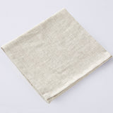 Charvet Éditions "Sirius" (Gypse), Woven linen & mix sparkle tablecloth. Made in France.