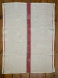 Thomas Ferguson Quality Linen Crystal Glass Cloth – Red Stripe. Ireland. - Home Landing