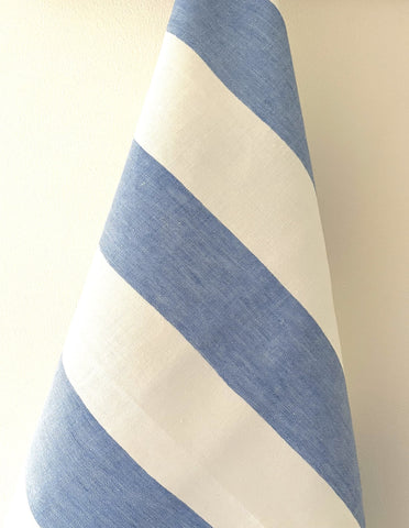 Thomas Ferguson Woven Irish Linen, “Oyster -Baby Blue”. Tea Towel – Ireland.