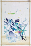 Tessitura Toscana Telerie, “Marea - Polpo”, Pure linen printed tea towel.