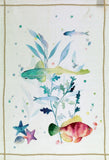 Tessitura Toscana Telerie, “Marea - Stella”, Pure linen printed tea towel.