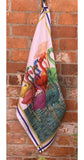 Tessitura Toscana Telerie, “Flamingo - Acqua”, Pure linen printed tea towel - Home Landing