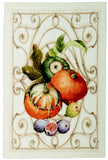 Tessitura Toscana Telerie, “Cenerentola - Arancio”, Pure linen printed tea towel