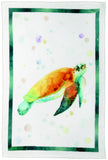 Tessitura Toscana Telerie, “Galapagos - Agua Verde”, Pure linen printed tea towel
