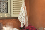 Tessitura Toscana Telerie, “Bikers - Accessori”, Pure linen printed tea towel.