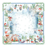 Tessitura Toscana Telerie, “Elsa”, Pure linen printed tablecloth.