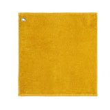 Coucke "Safran Eyelet", Cotton terry hand towel. Designed in France.