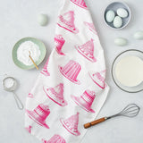 Thornback & Peel "Jelly & Cake", Pure cotton tea towel. Hand printed in the UK. - Home Landing