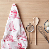 Thornback & Peel "Jelly & Cake", Pure cotton tea towel. Hand printed in the UK. - Home Landing