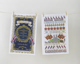 Ulster Weavers "King Charles Coronation Regal", Cotton tea towel.