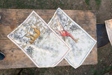 Tessitura Toscana Telerie, “Savana - Giraffa”, Pure linen printed tea towel.