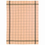 Charvet Éditions "Bistro" (Guimauve), Natural woven linen tea towel. Made in France.