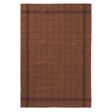 Charvet Éditions "Bistro" (Noisette), Natural woven linen tea towel. Made in France.