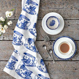 Thornback & Peel "Tea Cup", Pure cotton tea towel. Hand printed in the UK. - Home Landing