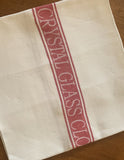 Thomas Ferguson Quality Linen Crystal Glass Cloth – Red Stripe. Ireland. - Home Landing