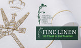 Thomas Ferguson Pure Fine Woven Irish Linen Tea Towel - Green Stripe, Ireland. - Home Landing